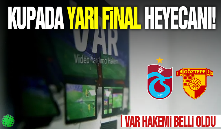 Trabzonspor - Göztepe maçının VAR'ı Benjamin Cortus!