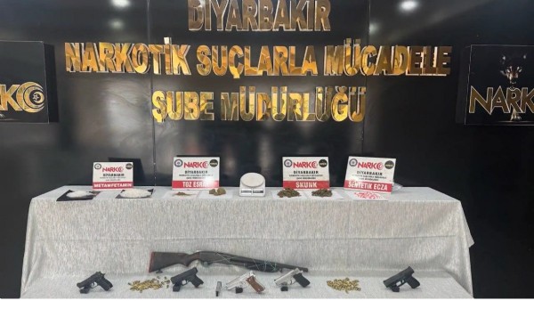 Diyarbakır merkezli 3 ilde uyuşturucu operasyonu