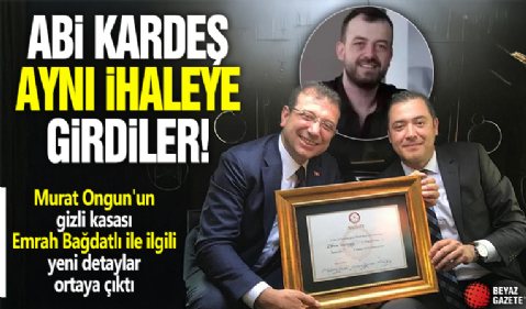 Abi kardeş aynı ihalelere girdiler! Murat Ongun'un gizli kasası Emrah Bağdatlı ile ilgili yeni detaylar ortaya çıktı