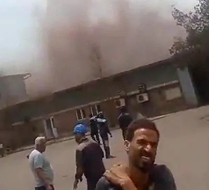 İran'da şiddetli patlama! Dumanlar gökyüzünü kapladı