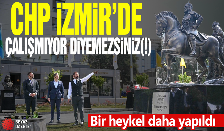 CHP'li Bornova Belediyesi tarafından Abide-i Hürriyet Meydanı açıldı