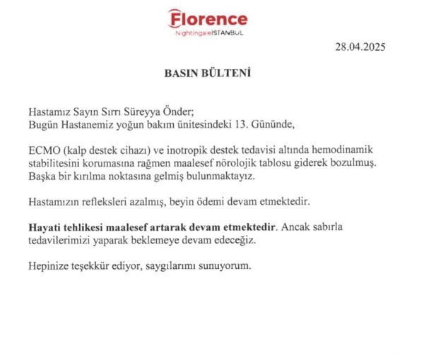 Sırrı Süreyya Önder'in son durumu: Refleksleri azaldı
