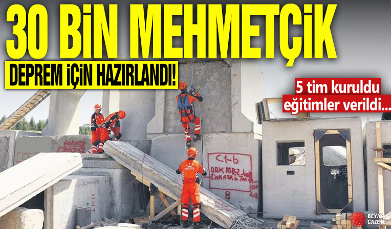 30 bin Mehmetçik deprem için hazırlandı! 5 tim kuruldu eğitimler verildi...