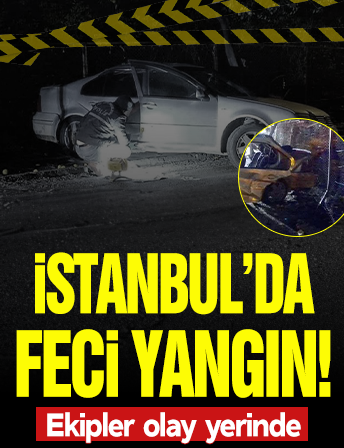 Sancaktepe'de iş merkezinde yangın