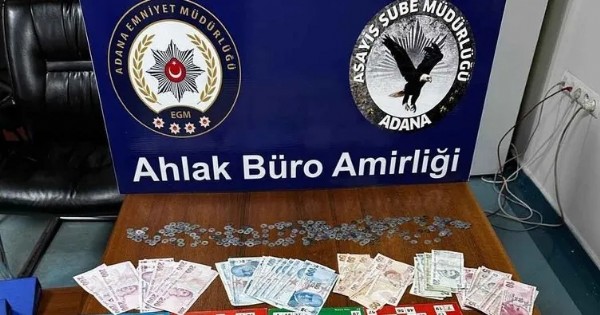 Adana'da polis tombala operasyonu gerçekleştirdi