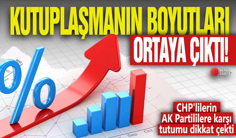 Kutuplaşmanın boyutları ortaya çıktı! CHP'lilerin AK Partililere karşı tutumu dikkat çekti
