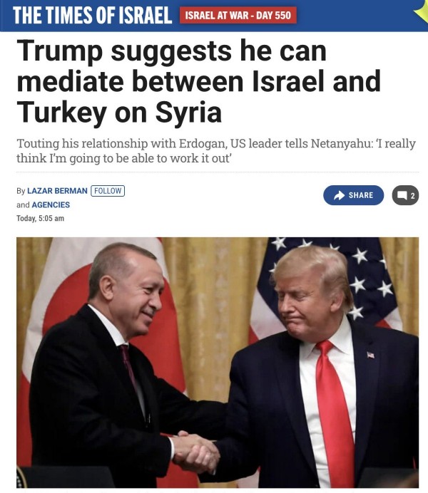Donald Trump'ın Cumhurbaşkanı Erdoğan'a yönelik övgüleri dünya basınında