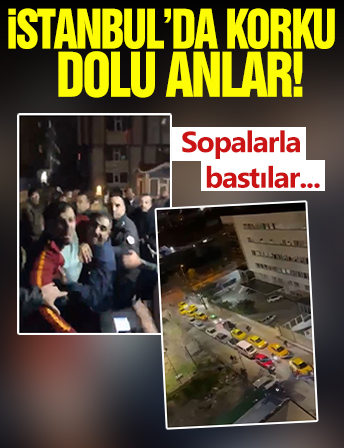İstanbul'da taksici kavga ettiği öğrencinin yurdunu sopalarla bastı
