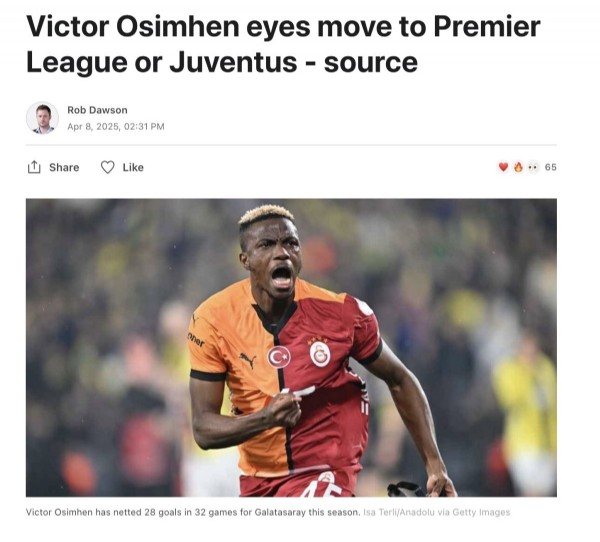 Victor Osimhen'le ilgili dikkat çeken transfer iddiası