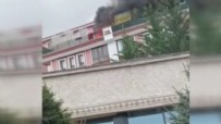 5 katlı bina alev aldı! Ekipler olay yerine sevk edildi
