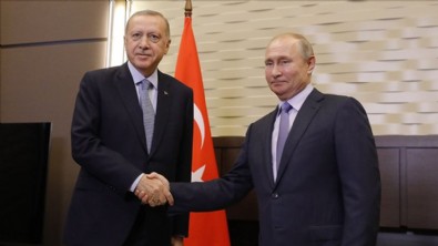 Cumhurbaşkanı Erdoğan Rusya Devlet Başkanı Putin ile görüştü
