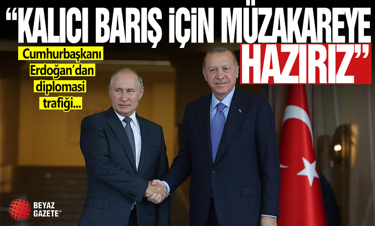 Cumhurbaşkanı Erdoğan Rusya Devlet Başkanı Putin ile görüştü
