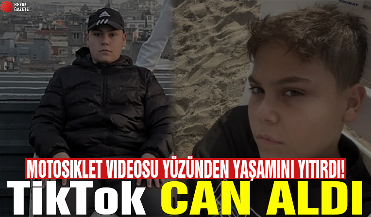 Motosiklet üzerinde çekilen TikTok videosu can aldı!