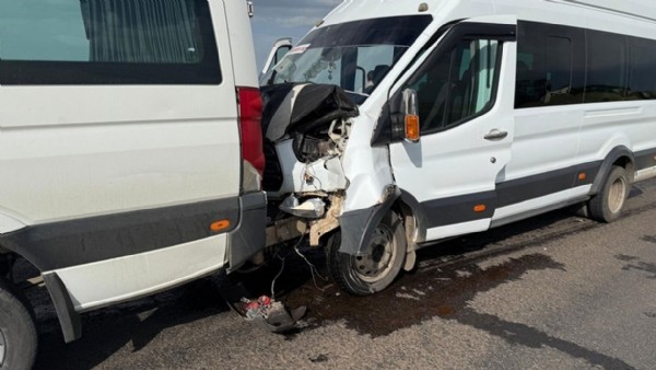 Şanlıurfa'da öğretmen servisleri kaza yaptı: 28 yaralı