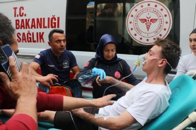 Korku evinde kabus dolu dakikalar! Testere için gitmişti
