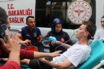 Korku evinde kabus dolu dakikalar! Testere için gitmişti