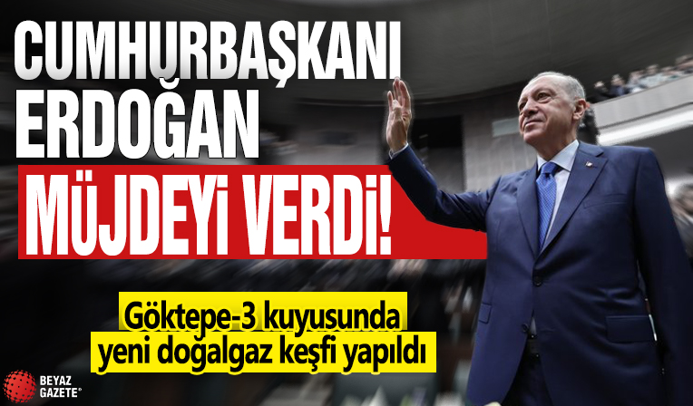 Cumhurbaşkanı Erdoğan müjdeyi verdi! Göktepe-3 kuyusunda yeni doğalgaz keşfi yapıldı