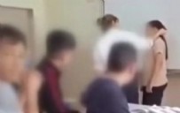 Öğretmenin sözel ve fiziksel şiddeti kamerada ifşa oldu: 'Pisliksin seni gebertirim!'