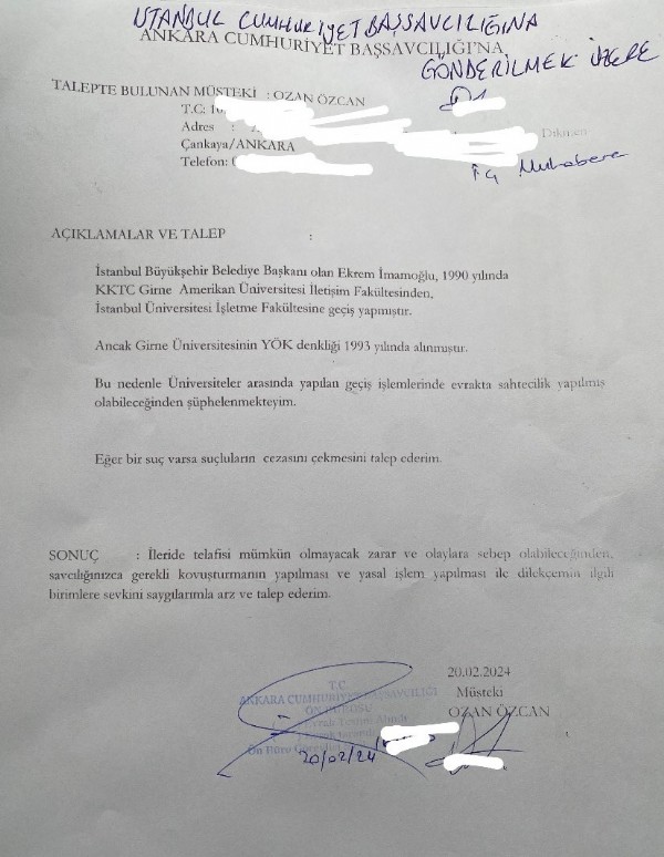 İmamoğlu'nun usulsüz diplomasını ihbar etmişti…Yaşadıklarını A Haber’e anlattı: Annemi ve abimi silahla tehdit ettiler