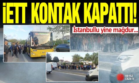 İstanbul'da özel halk otobüsleri kontak kapattı! İBB halkı yine yolda bıraktı! Vatandaş isyan etti...