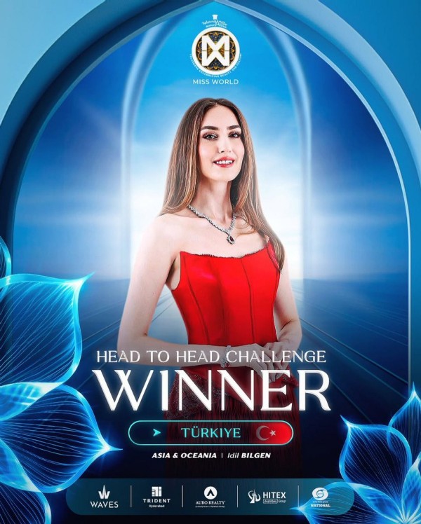 İdil Bilgen Miss World'de çeyrek finalde