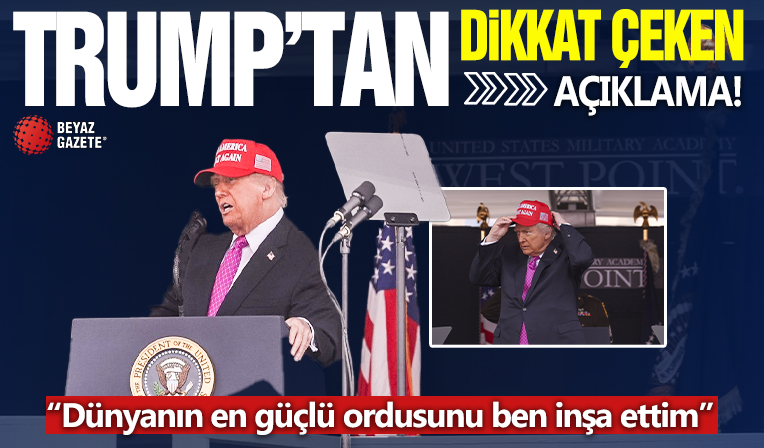 Donald Trump'tan dikkat çeken açıklama: Dünyanın en güçlü ordusunu ben inşa ettim