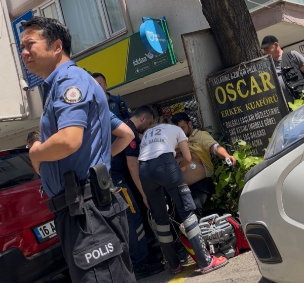 Bursa'da park kavgası iki esnafı birbirine düşürdü