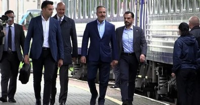 Bakan Fidan Kiev yolunda! Polonya’dan trenle hareket etti