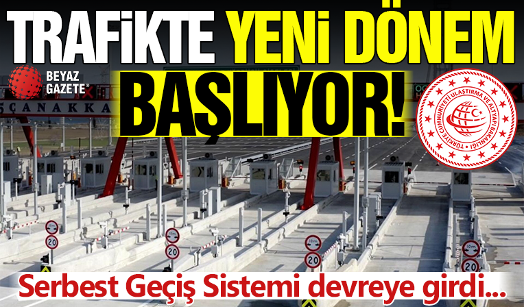 Trafikte yeni dönem başladı: Artık geçişler bu şekilde olacak!