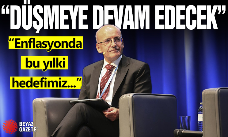 Mehmet Şimşek'ten enflasyon mesajı: Düşmeye devam edecek