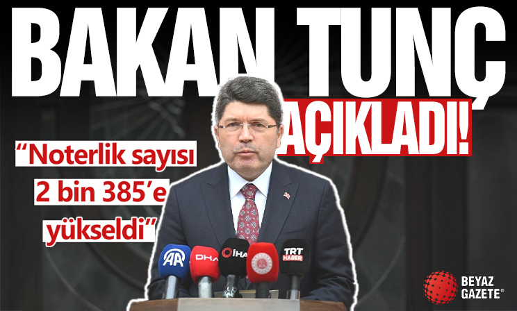 Son bir yılda 40 yeni noterlik ihdas edildi: Noterlik sayısı 2 bin 385’e yükseldi
