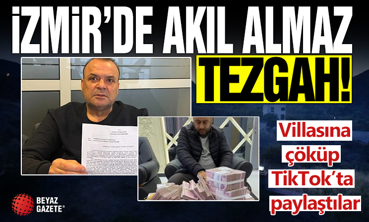 İzmir'de akıl almaz tezgah! Villasına çöküp TikTok’ta paylaştılar: 'Sezon açıldı, akıyor bugün maşallah'