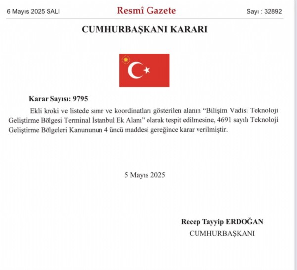 Resmi Gazete'de yayımlandı! Cumhurbaşkanı Erdoğan'dan Atatürk Havalimanı kararı
