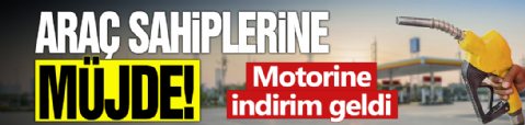 Araç sahipleri dikkat! Motorine indirim geldi