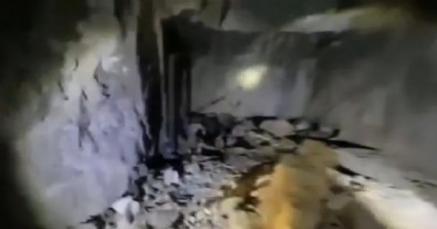Irak'ın kuzeyinde teröristlerce kullanılan mağara kullanılamaz hale getirildi