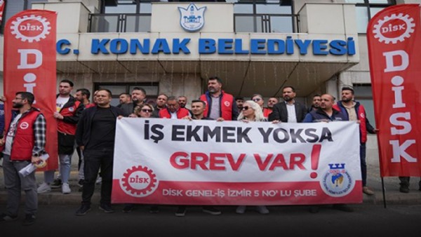İşçileri greve giden Konak Belediyesi: 'Hizmet veremeyeceğiz, sokağa çöp bırakmayın'