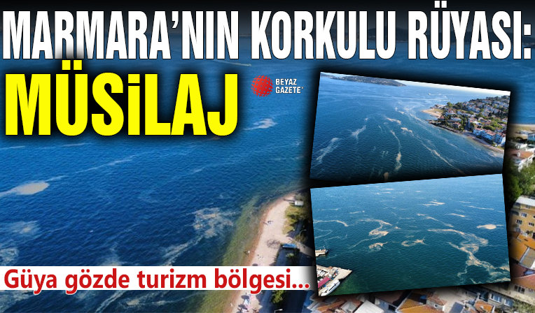 İstanbul açıklarında müsilaj görüldü