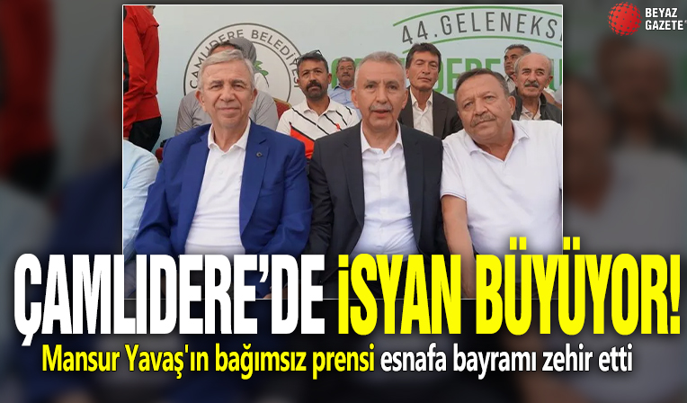 Çamlıdere'de isyan büyüyor! Mansur Yavaş'ın bağımsız prensi esnafa bayramı zehir etti