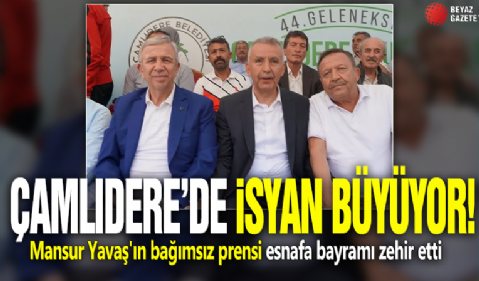 Çamlıdere'de isyan büyüyor! Mansur Yavaş'ın bağımsız prensi esnafa bayramı zehir etti