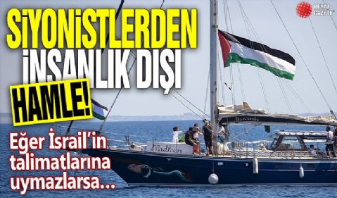 Siyonistlerden insanlık dışı hamle! Eğer İsrail’in talimatlarına uymazlarsa…