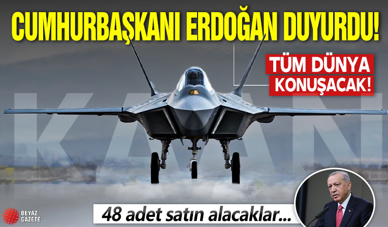 Cumhurbaşkanı Erdoğan duyurdu: 48 adet KAAN, Endonezya’ya ihraç edilecek