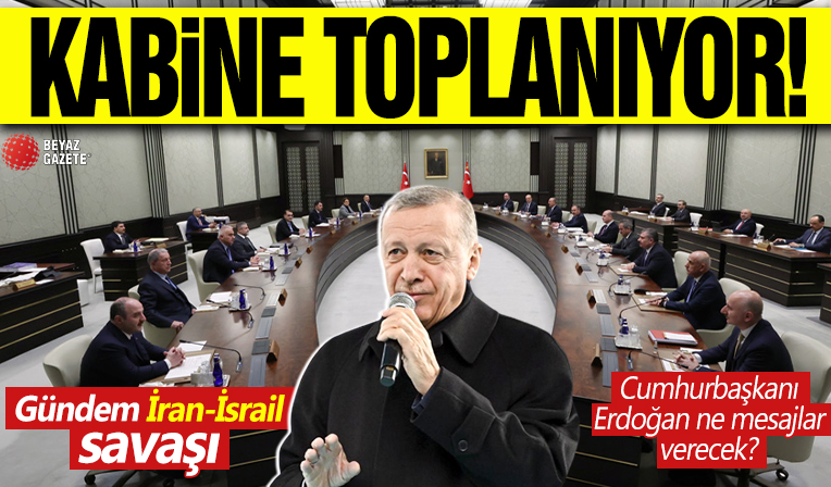 Cumhurbaşkanı Erdoğan kabineyi topluyor! Ana gündem maddesi İran-İsrail savaşı