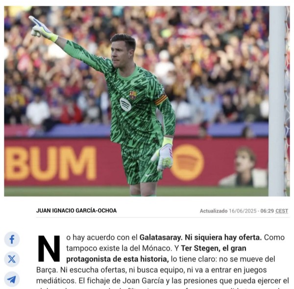Galatasaray ilgileniyordu! Ter Stegen kararını verdi