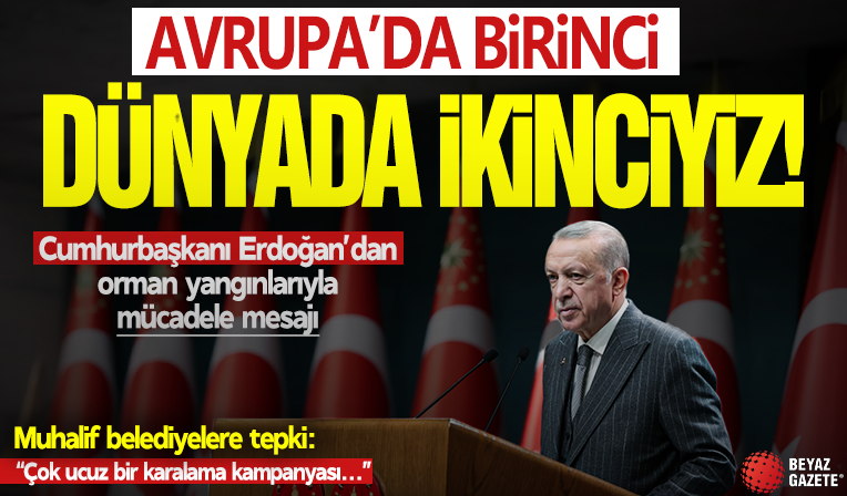 Cumhurbaşkanı Erdoğan'dan açıklamalar: 