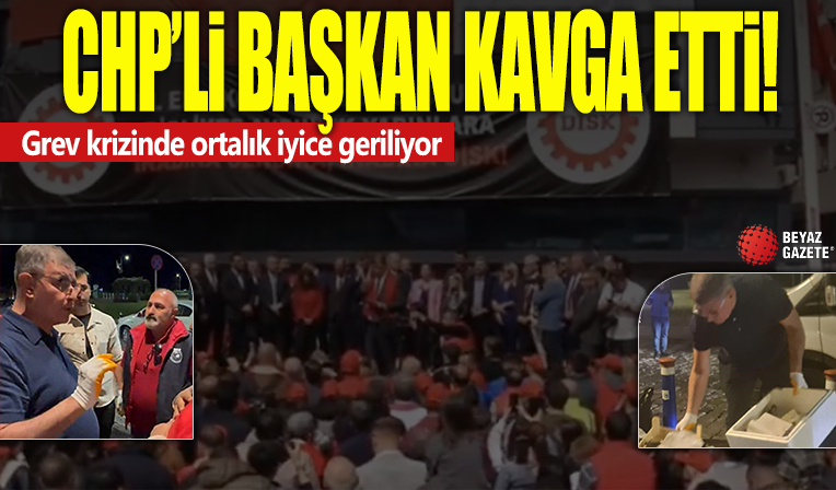 İzmir'de grev krizi: Cemil Tugay, DİSK üyeleriyle tartıştı