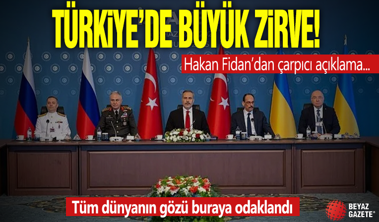Türkiye öncülüğünde Rusya-Ukrayna zirvesi! Bakan Fidan: Tüm dünyanın gözü buraya odaklandı