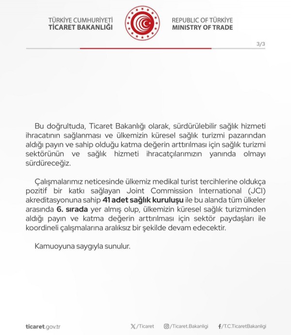 Ticaret Bakanlığı açıkladı! 3 milyar dolarlık rekor gelir