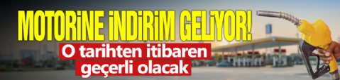 Motorine indirim geliyor! O tarihten itibaren geçerli olacak