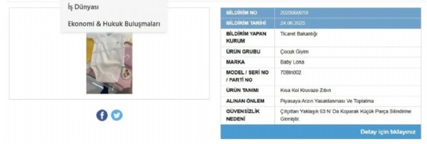 Bakanlık bu iki ürünü yasakladı! Piyasadan toplatılıyor