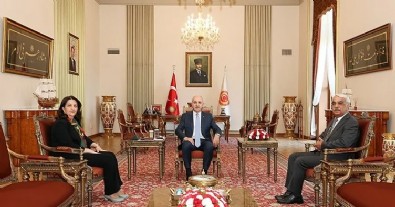 TBMM Başkanı Kurtulmuş, DEM Parti heyetini kabul etti